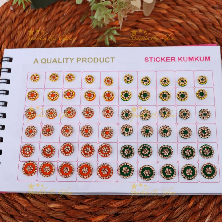 Floral Bindi Set – Perfect for Weddings & Festivals