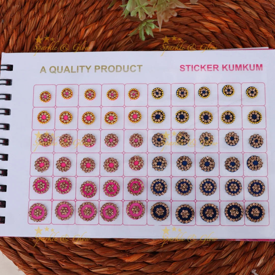Floral Bindi Set – Perfect for Weddings & Festivals