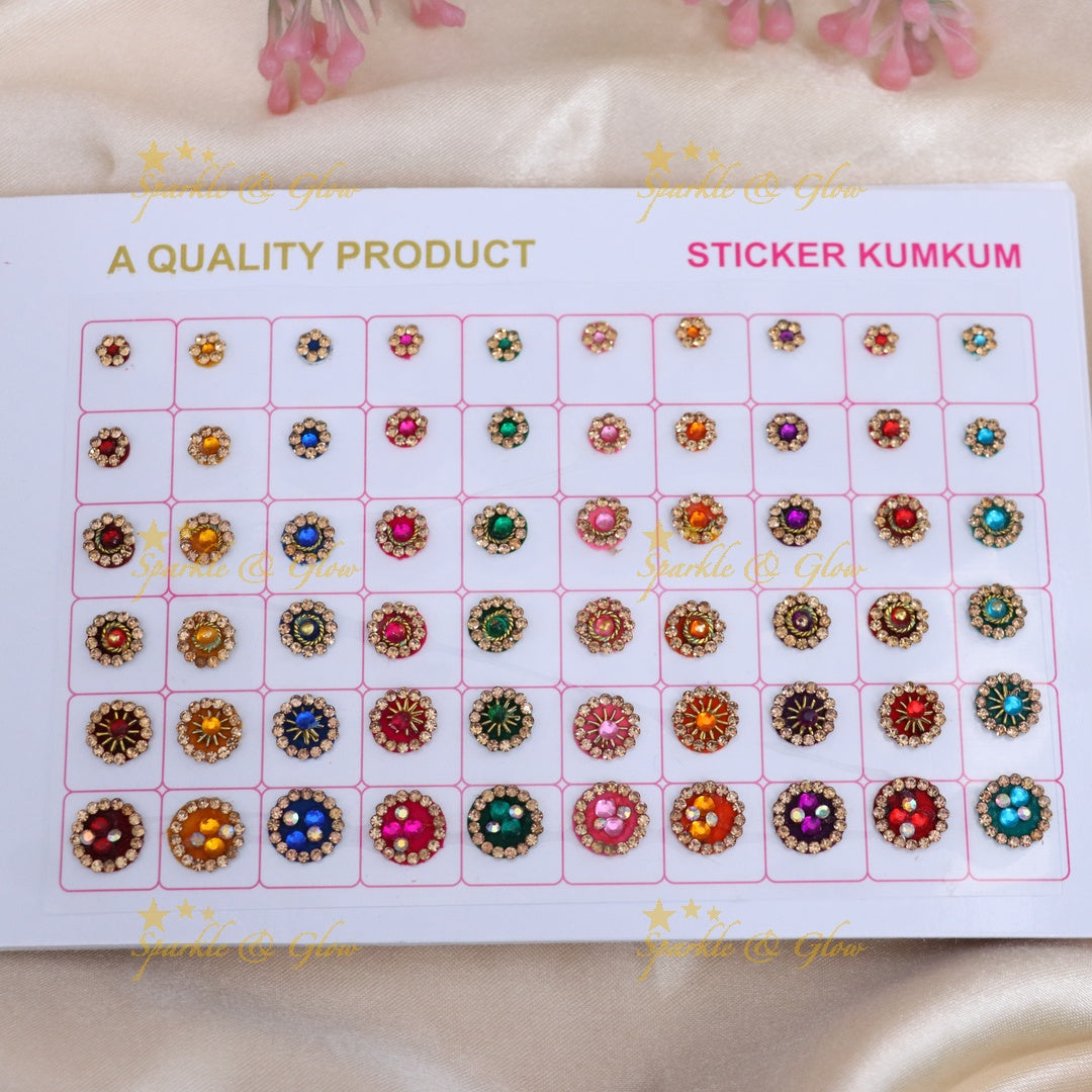 Elegant Bindi Sticker Set for Weddings & Festivals