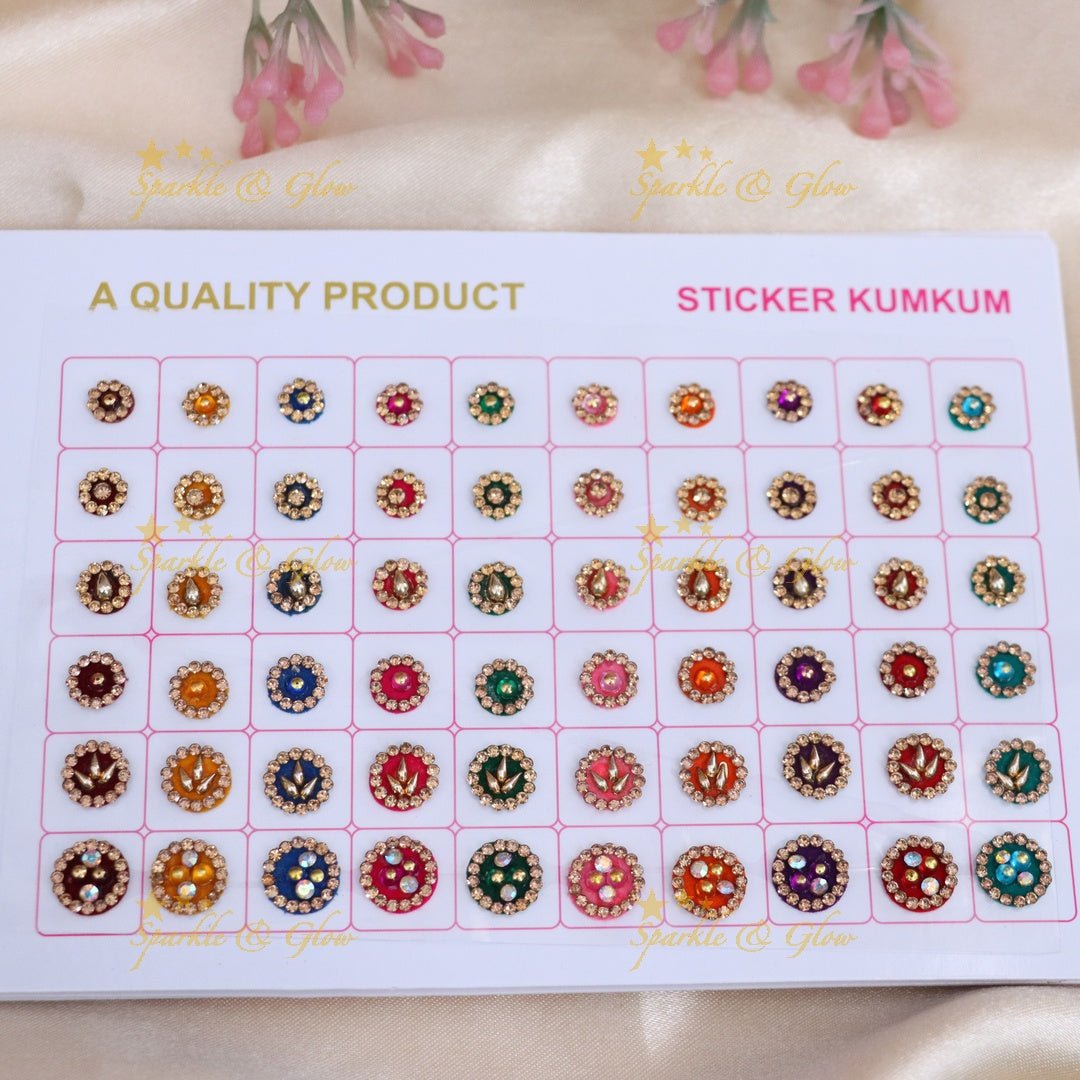 Elegant Bindi Sticker Set for Weddings & Festivals