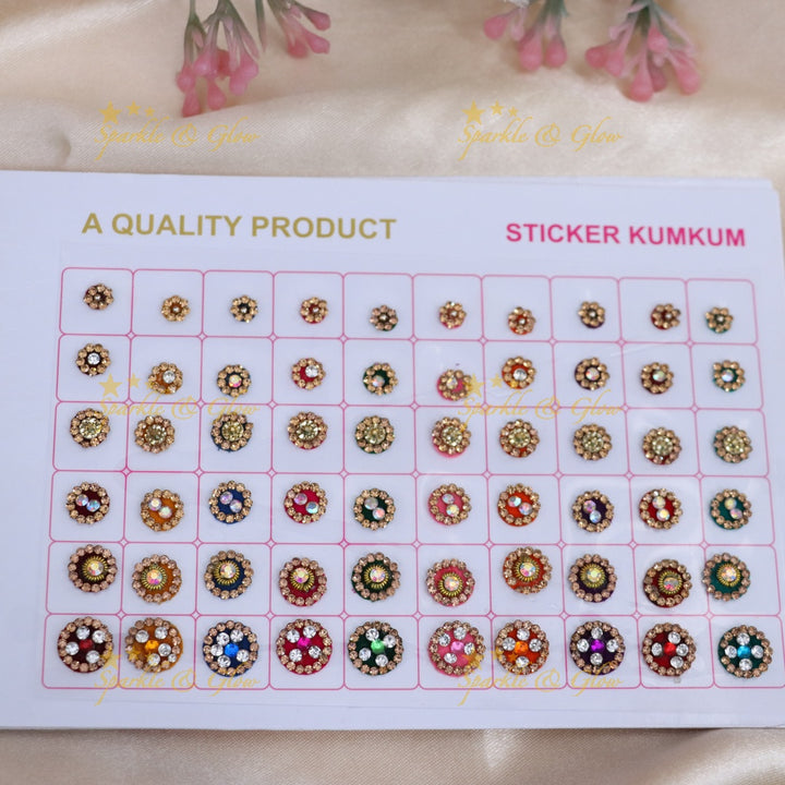 Elegant Bindi Sticker Set for Weddings & Festivals