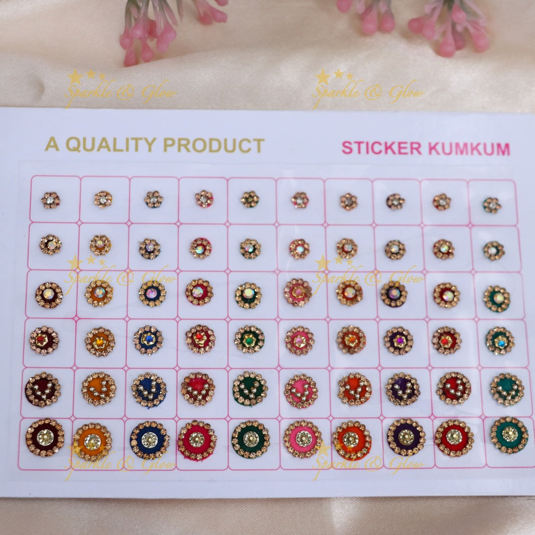 Elegant Bindi Sticker Set for Weddings & Festivals