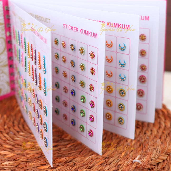 Vibrant Multicolor Bindi Set for Festive Celebrations