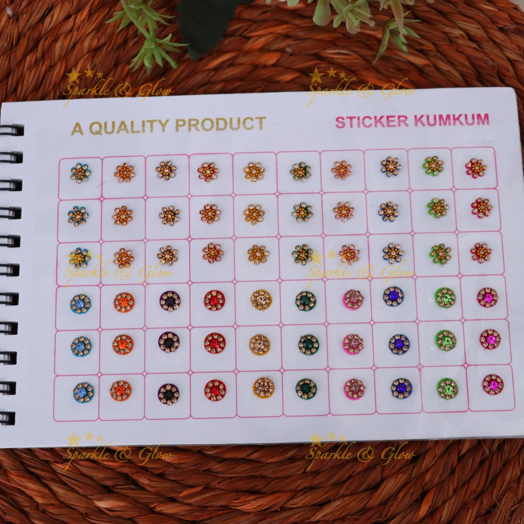 Vibrant Multicolor Bindi Set for Festive Celebrations