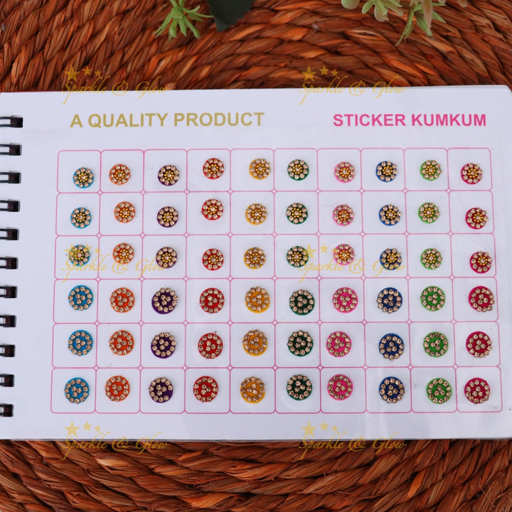 Vibrant Multicolor Bindi Set for Festive Celebrations