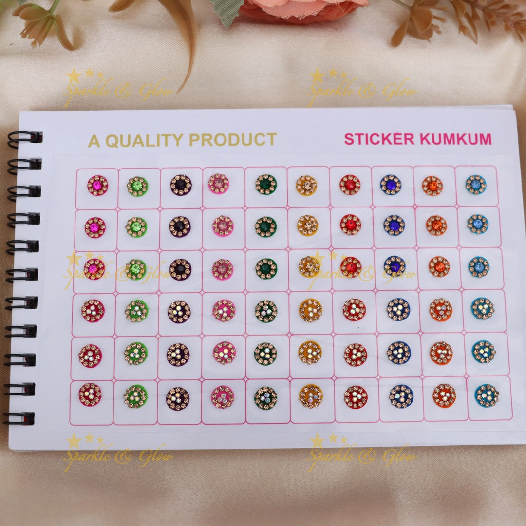 Dazzling Stone Bridal Bindi Set for Festive Elegance