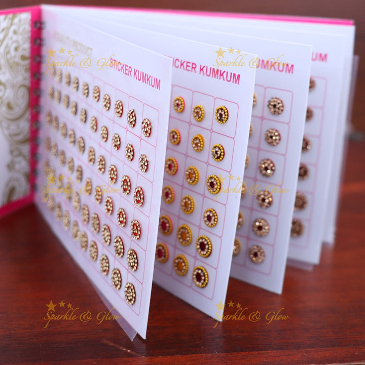 Exquisite Multicolor Bridal Bindi Set for Weddings