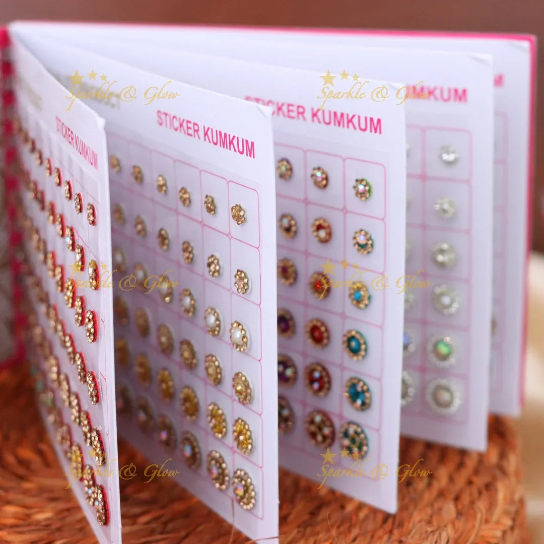 Elegant Bridal Stone Bindi Sets for Exquisite Weddings