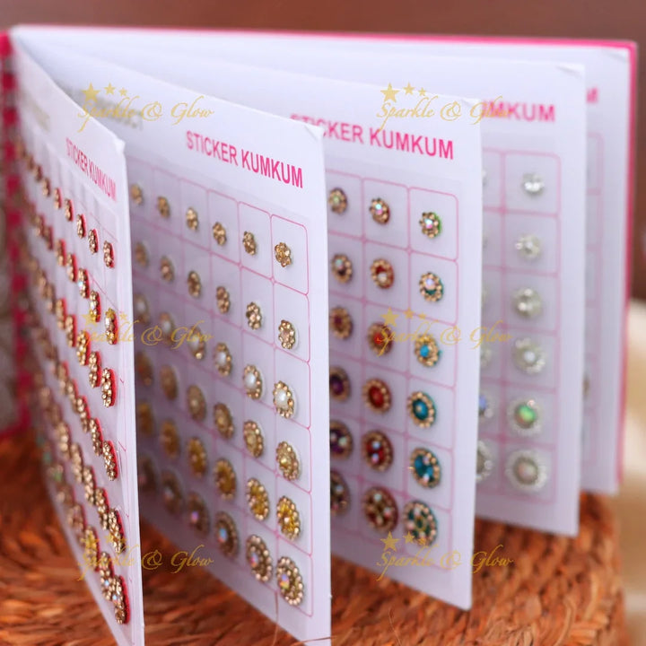 Elegant Bridal Stone Bindi Sets for Exquisite Weddings