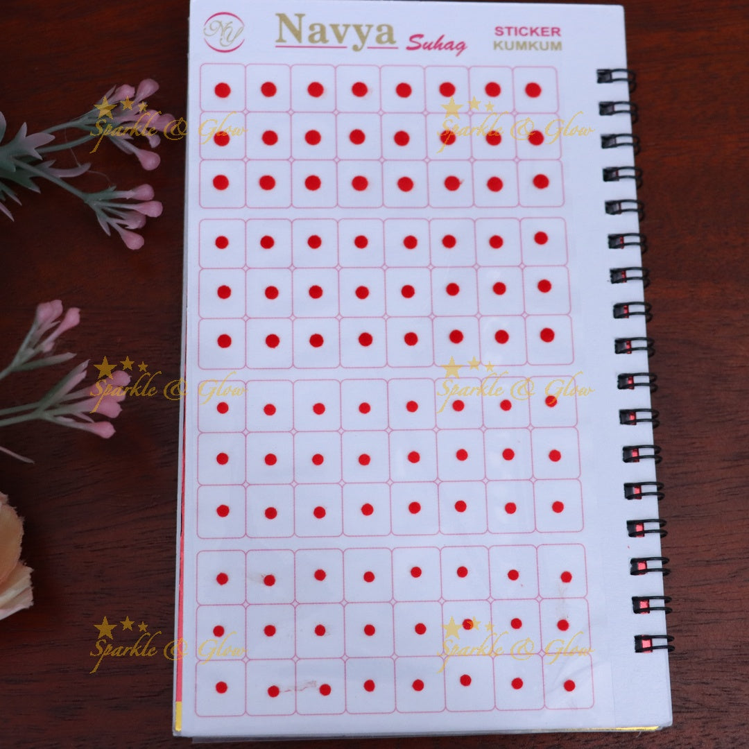 Multi-Color Bindi Set - Perfect for Weddings & Festivals