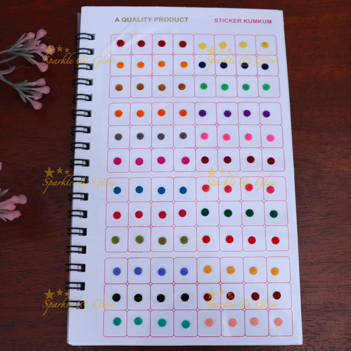 Multi-Color Bindi Set - Perfect for Weddings & Festivals