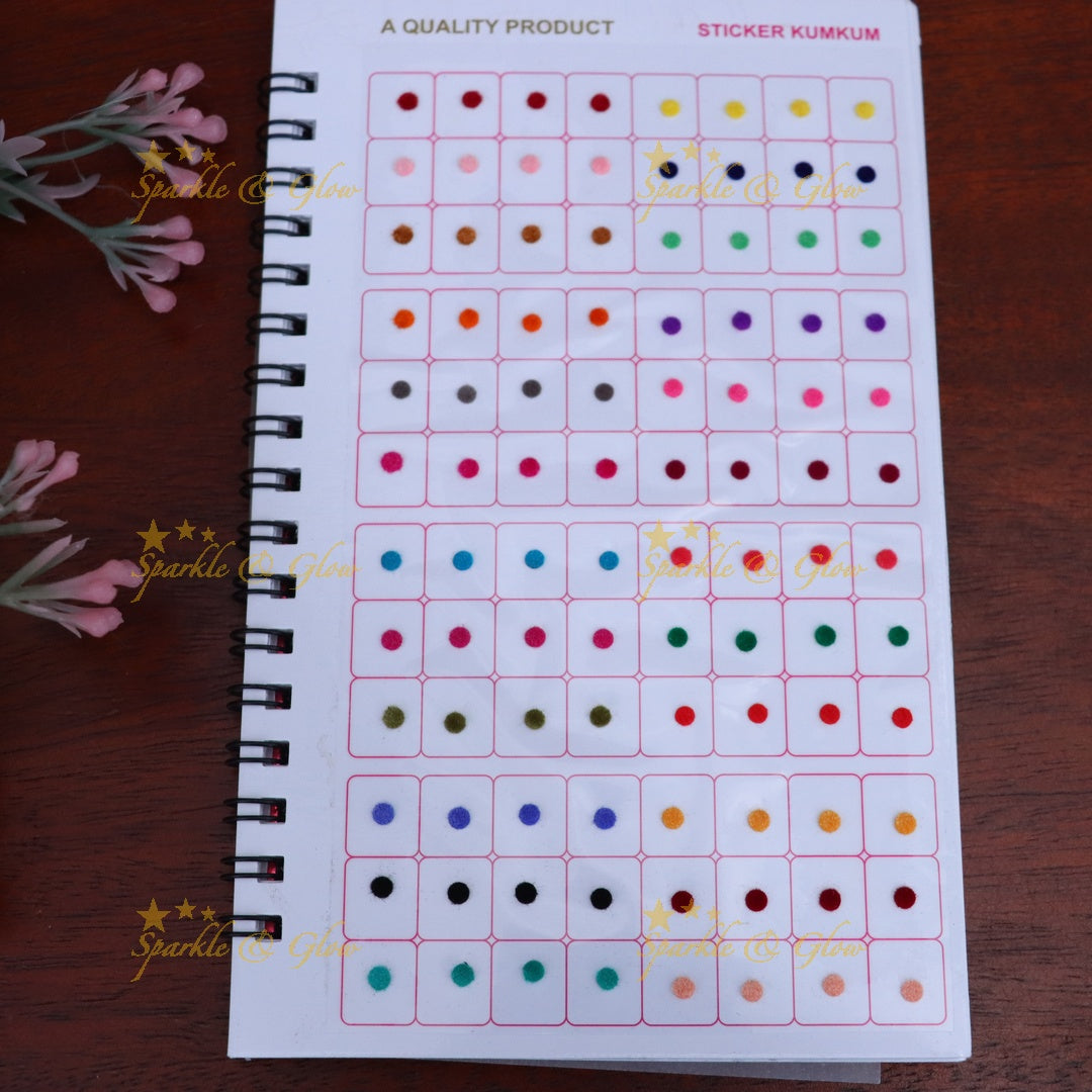 Multi-Color Bindi Set - Perfect for Weddings & Festivals