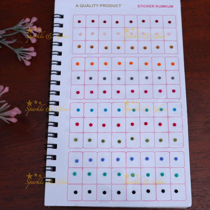 Multi-Color Bindi Set - Perfect for Weddings & Festivals