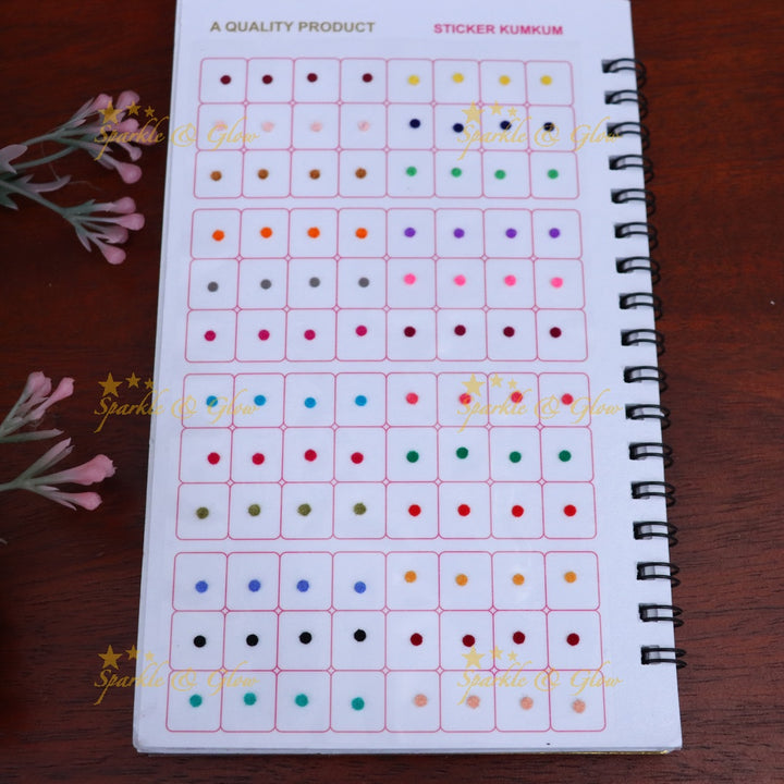 Multi-Color Bindi Set - Perfect for Weddings & Festivals