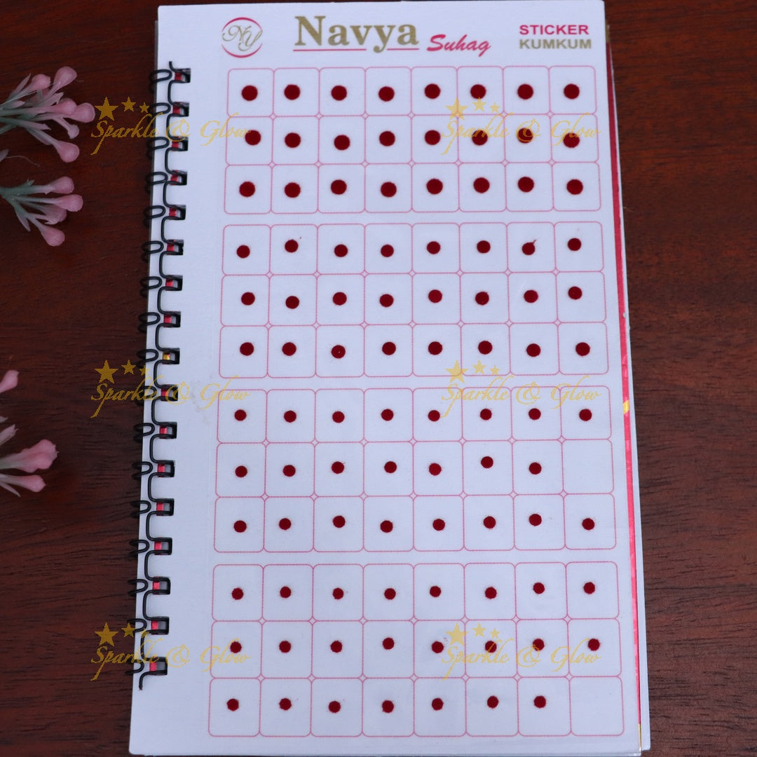 Multi-Color Bindi Set - Perfect for Weddings & Festivals