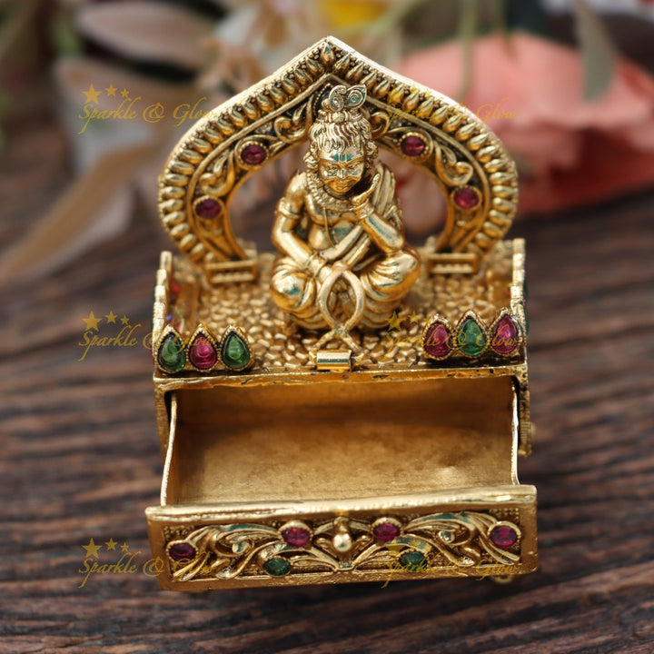 Exquisite Kumkum Box with Idol – Perfect for Traditions