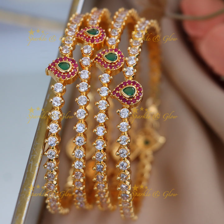 Elegant Gold-Like Bangles for Festive Occasions