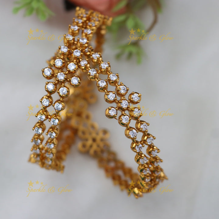 Exquisite Gold-Look Designer Bangles for Celebrations