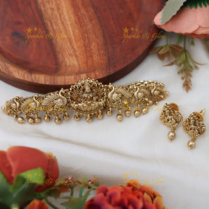 Exquisite Temple Choker Necklace for Weddings