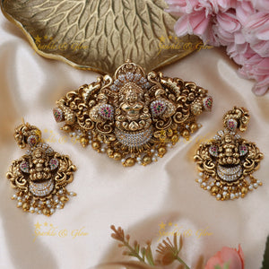 Exquisite Temple Choker Necklace for Bridal Elegance