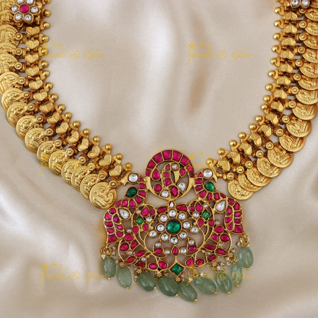 Exquisite Long Coin Necklace for Wedding Elegance