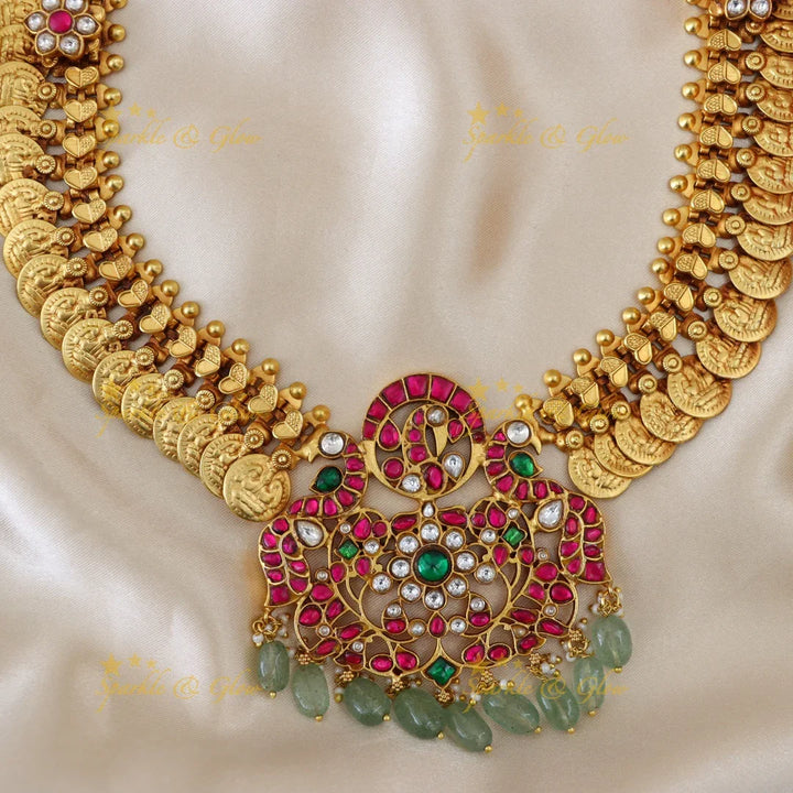 Exquisite Long Coin Necklace for Wedding Elegance