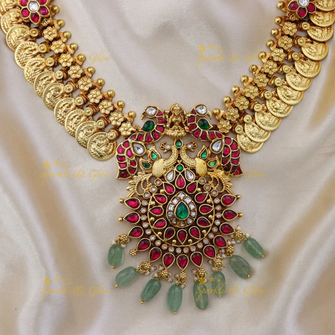 Luxurious Jadau & Coin Necklace | Sparkle & Glow PREORDER