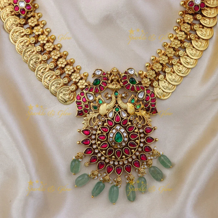 Luxurious Jadau & Coin Necklace | Sparkle & Glow PREORDER