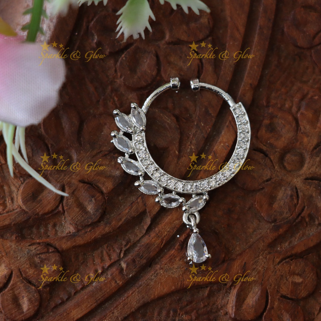 Gold Alike Crystal Nose Ring - Elegance Redefined