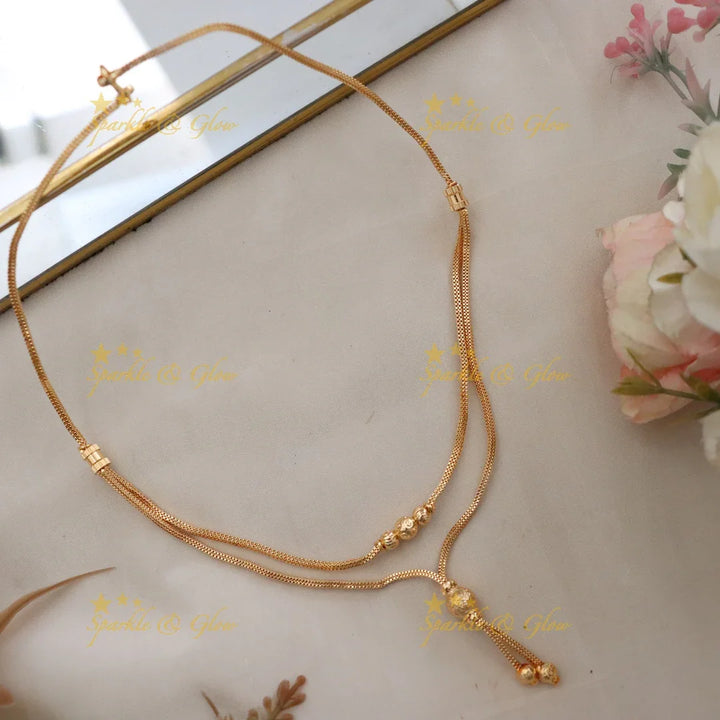 Microgold Necklace for Elegant Festive Looks