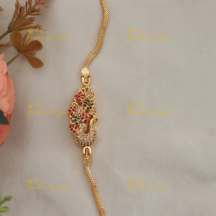 Elegant Microgold Mop Chain Necklace for Celebrations