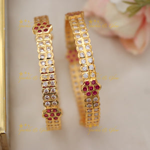 Elegant Micro Gold Bangles - Perfect for Festive Elegance