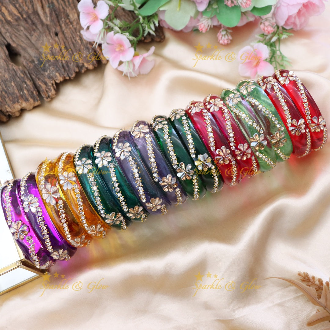 Elegant Festive Glass Bangles for Weddings & Celebrations