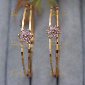 Exquisite Microgold Festive Bangle for Wedding Celebrations