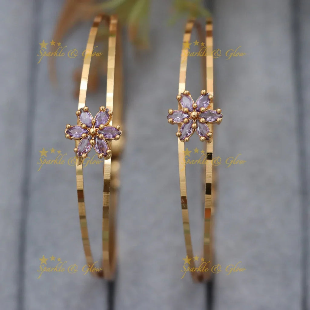 Exquisite Microgold Festive Bangle for Wedding Celebrations