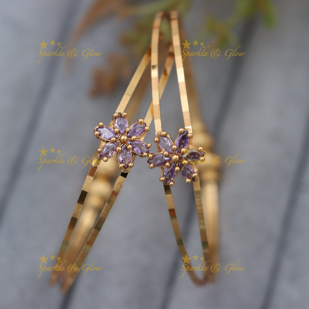 Exquisite Microgold Festive Bangle for Wedding Celebrations