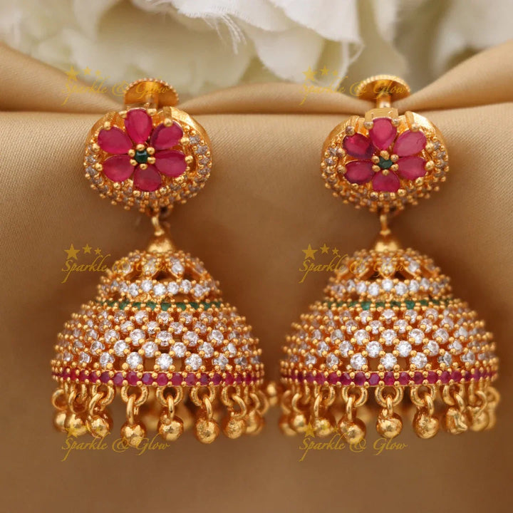 Exquisite Microgold Jhumka Earrings for Weddings