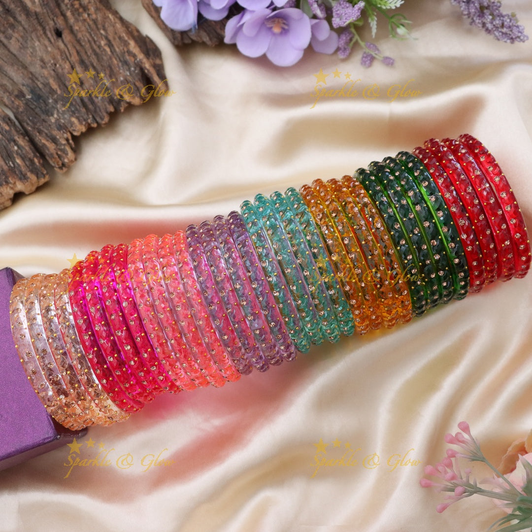 Vibrant Indian Glass Bangles for Weddings & Festivals