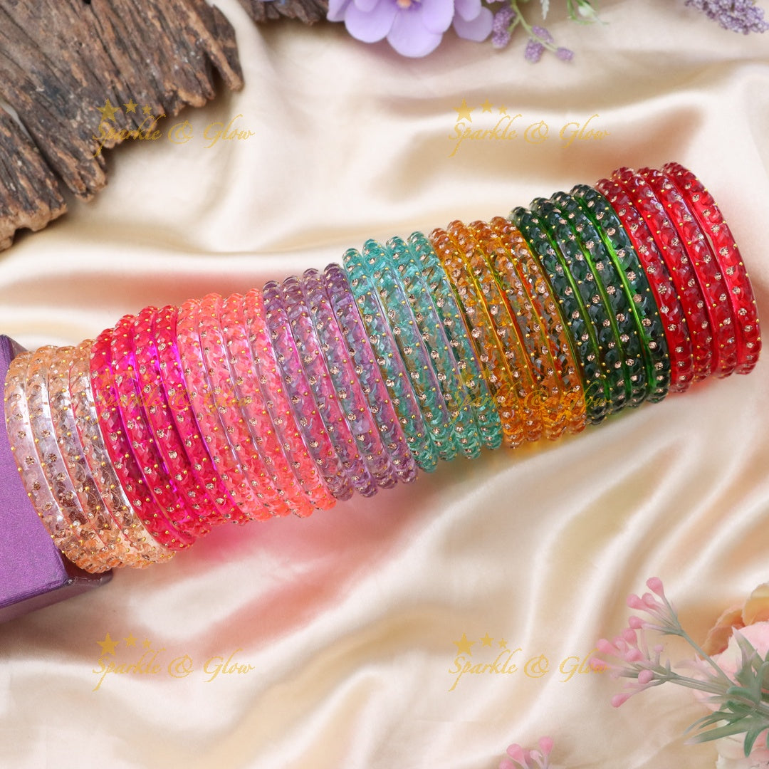 Vibrant Indian Glass Bangles for Weddings & Festivals