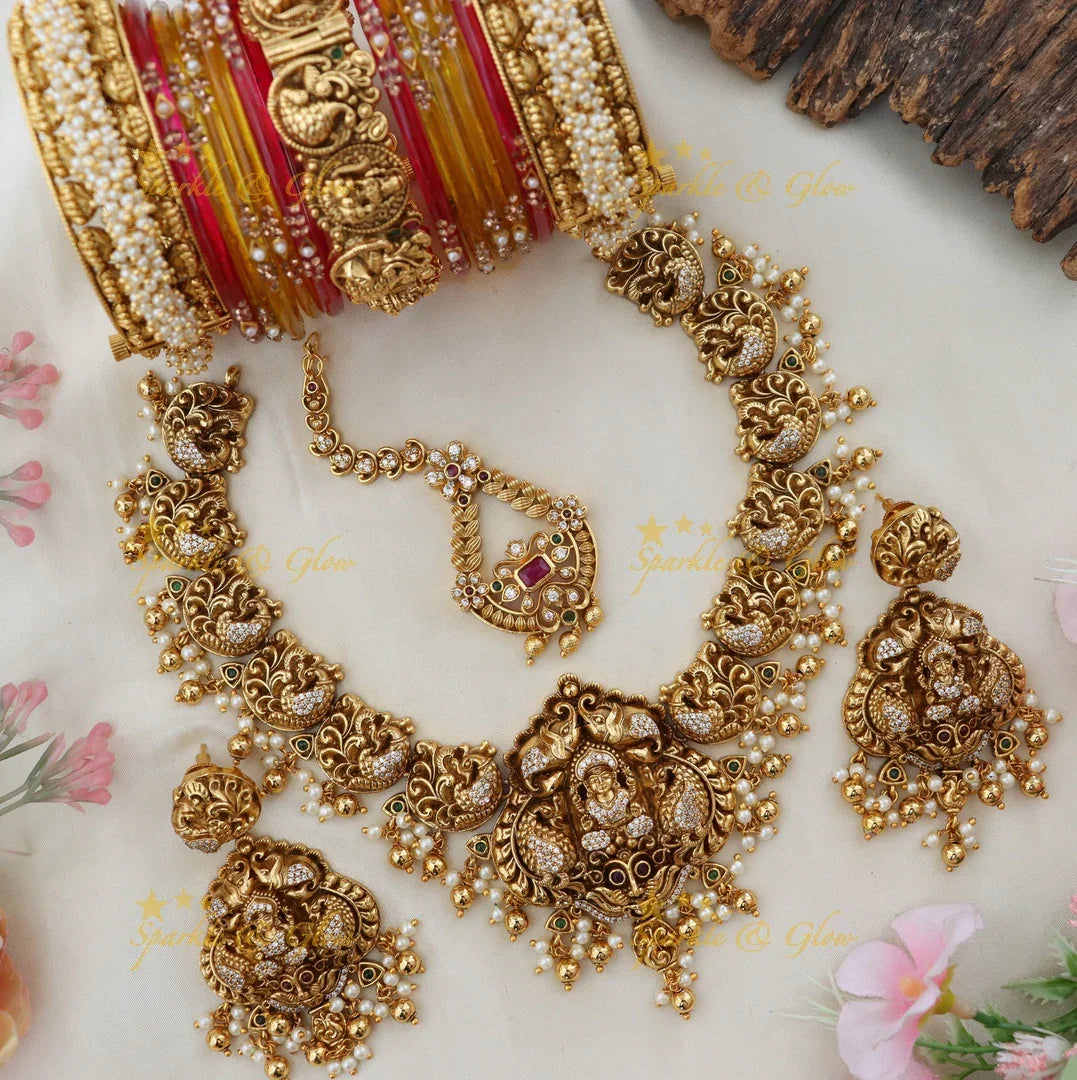 Lakshmi Necklace - Perfect for Bridal Glamour