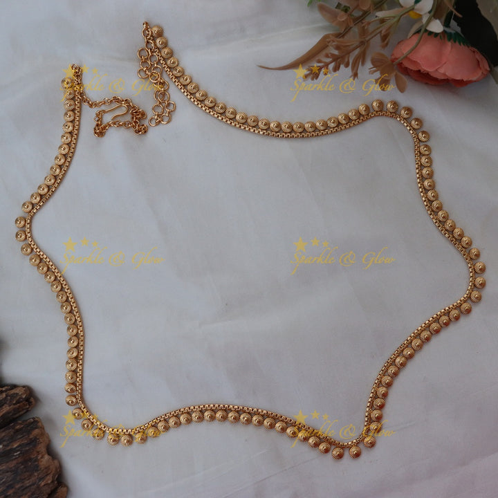 Exquisite Gold Beaded Hip Chain for Festive Elegance