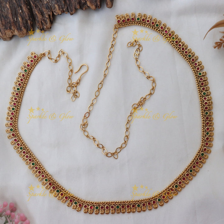 Exquisite Floral Gold Hip Chain - Perfect for Celebrations