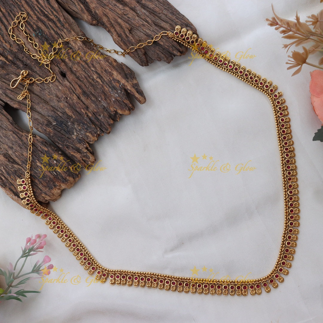 Exquisite Floral Gold Hip Chain - Perfect for Celebrations