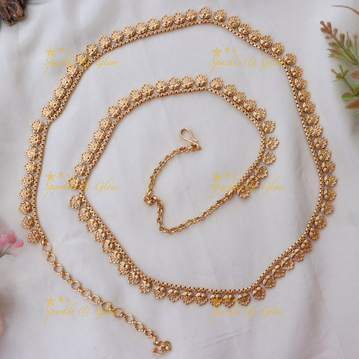 Elegant Floral Hip Chain for Weddings & Festivals