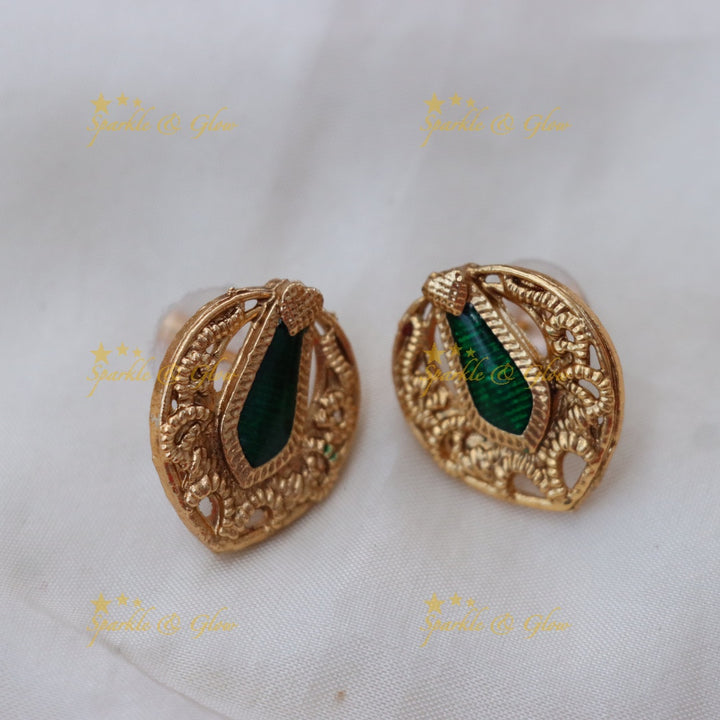 Exquisite Gold Beaded Invisible Necklace Set