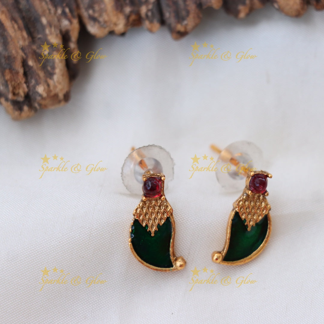 Elegant Mango Design Invisible Necklace - Sparkle & Glow