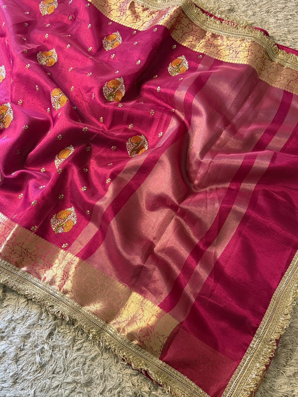 Enchanting Banarasi Maharani Saree - Festive Glamour