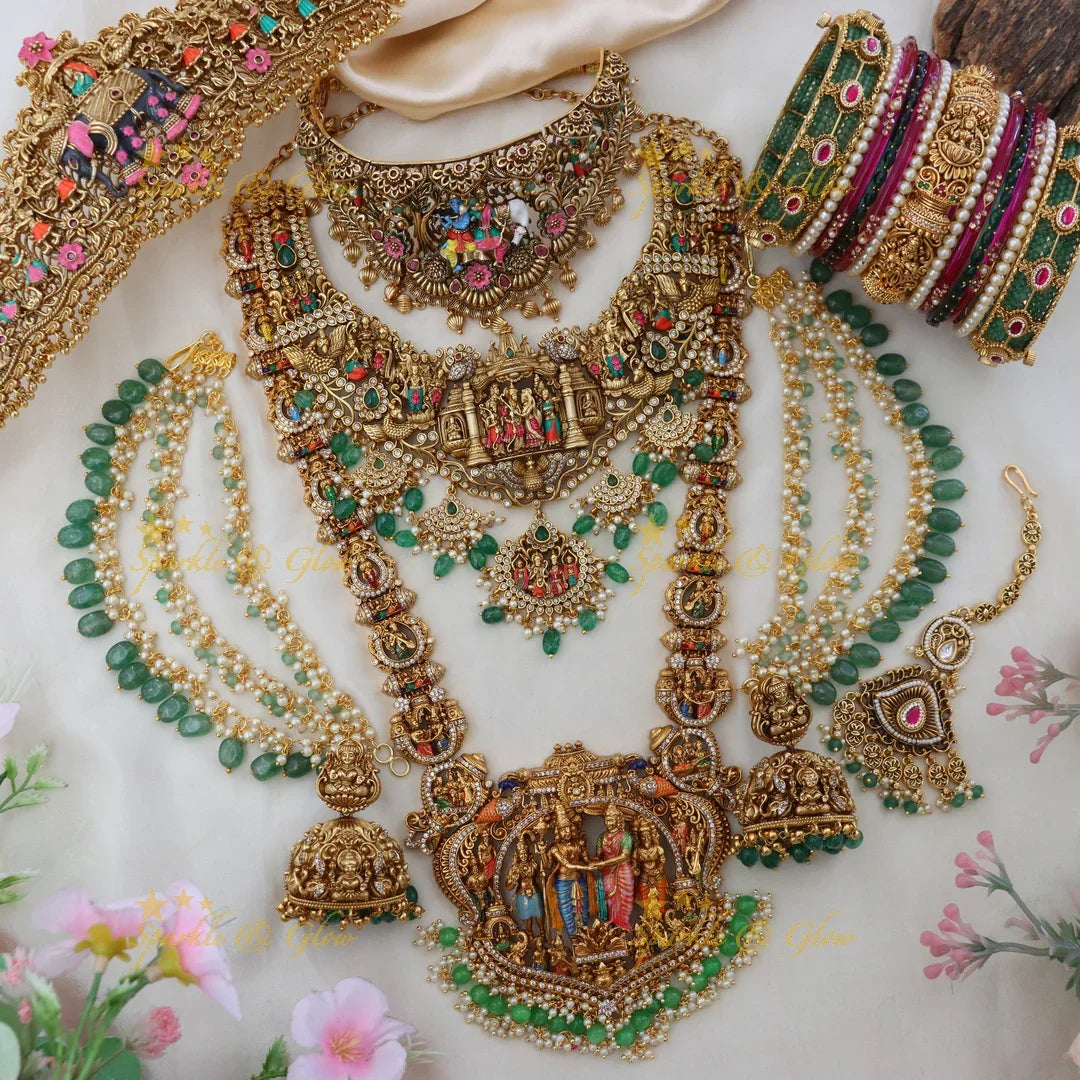 Exquisite Srinivasa Kalyanam Bridal Jewellery Set Online