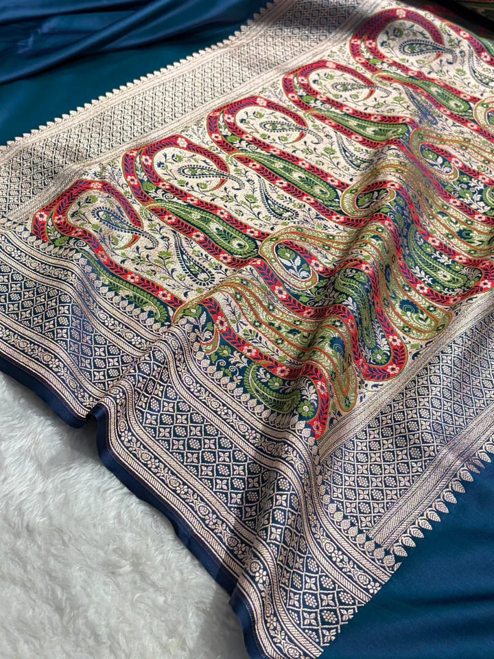 Elegant Banarasi Mashru Silk Saree for Weddings