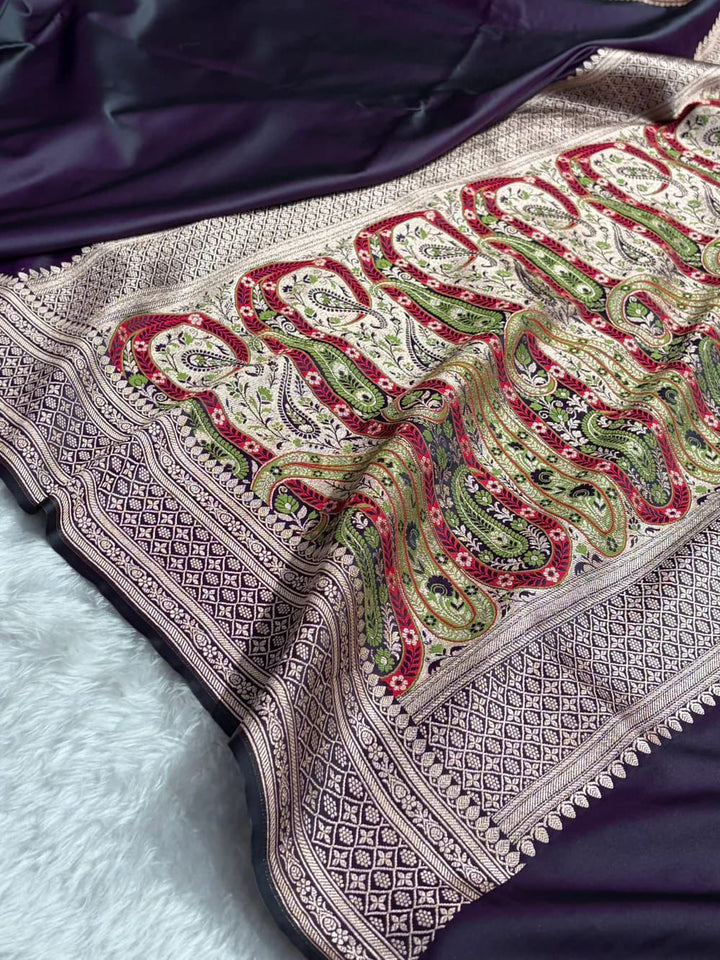 Elegant Banarasi Mashru Silk Saree for Weddings